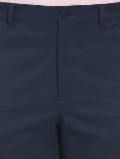 Ben Hogan Active Waistband Flat Front 9-Inch Golf Short - Black Iris