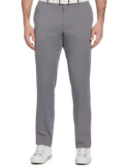 Ben Hogan Active Waistband Flat Front Golf Pant - Quiet Shade