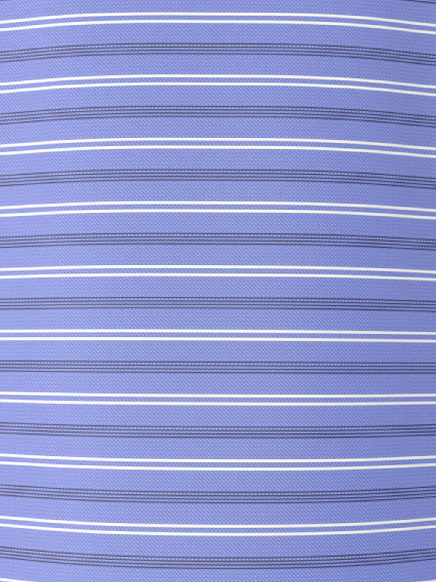 Ben Hogan Birdseye Printed Stripe Polo Shirt - Cornflower Blue