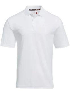 Ben Hogan Mini Ottoman Textured Polo Shirt - Bright White