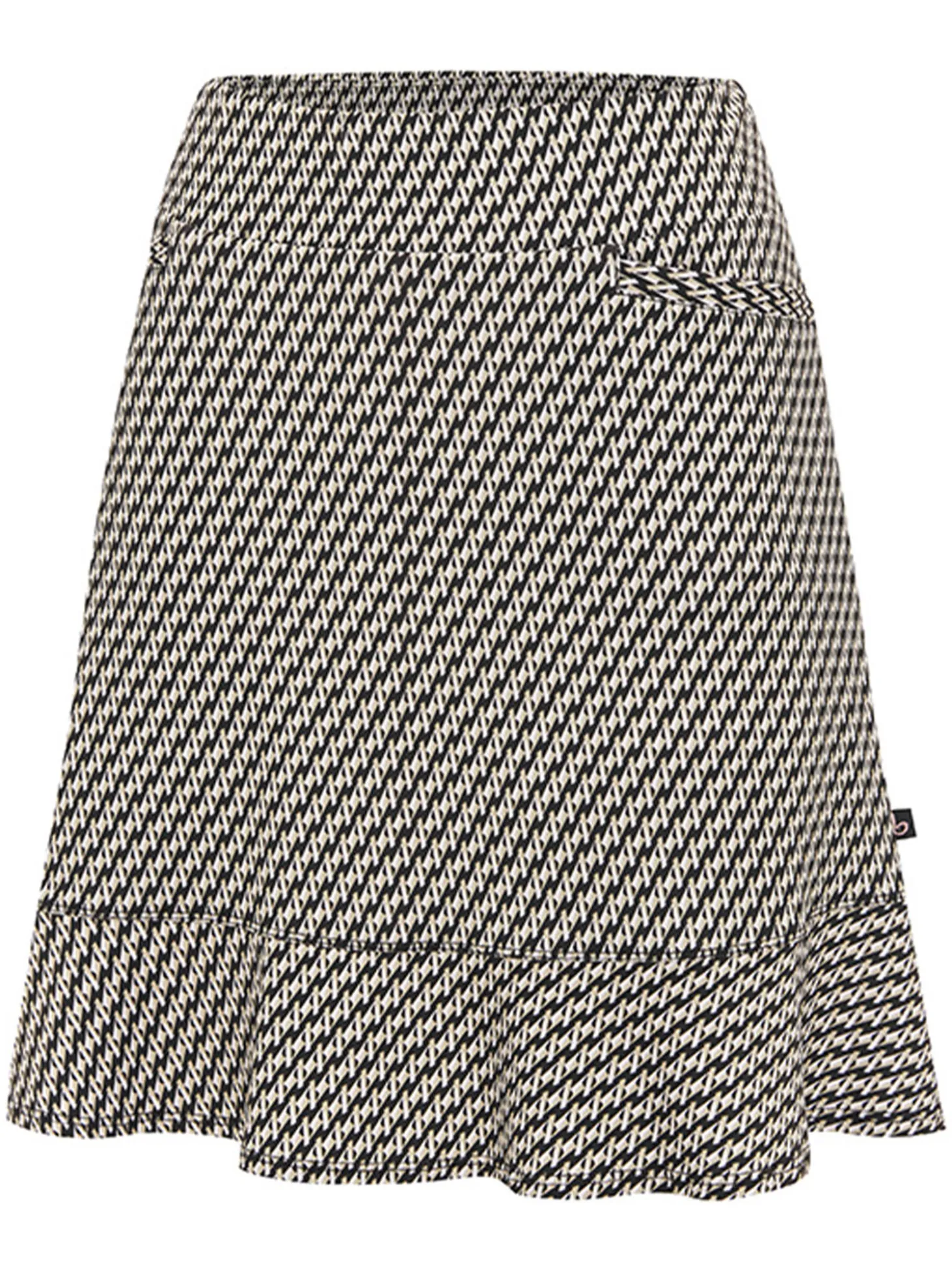 Birdee Sport Women's Cosmic Wave 18" Skort - White/Black