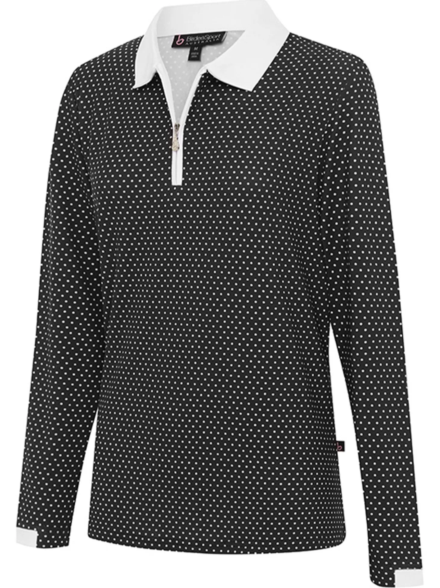 Birdee Sport Women's Cosmic Ambrose Long Sleeve Top - White/Black