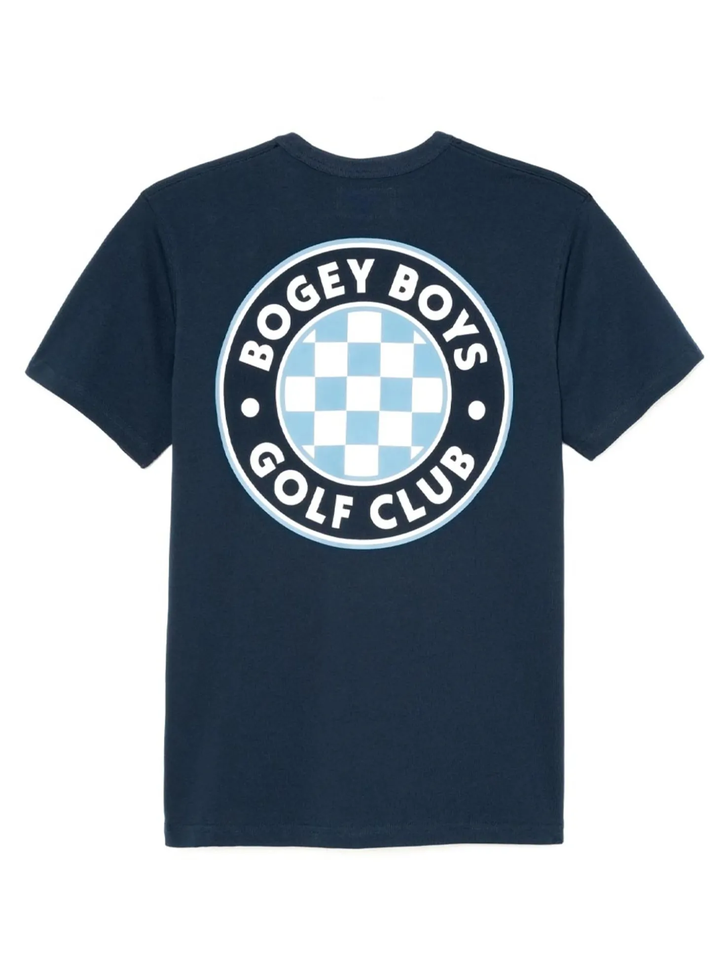 Bogey Boys Check T-Shirt - Midnight