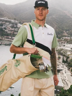 Bogey Boys Diagonal Polo - Fair Green