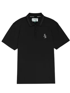 Bogey Boys Essential Athletic Polo - Black