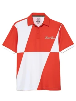 Bogey Boys Slanted Athletic Polo - Tangerine