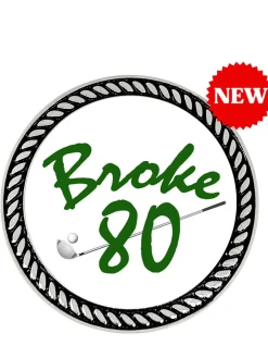 Broke 80 Ball Marker