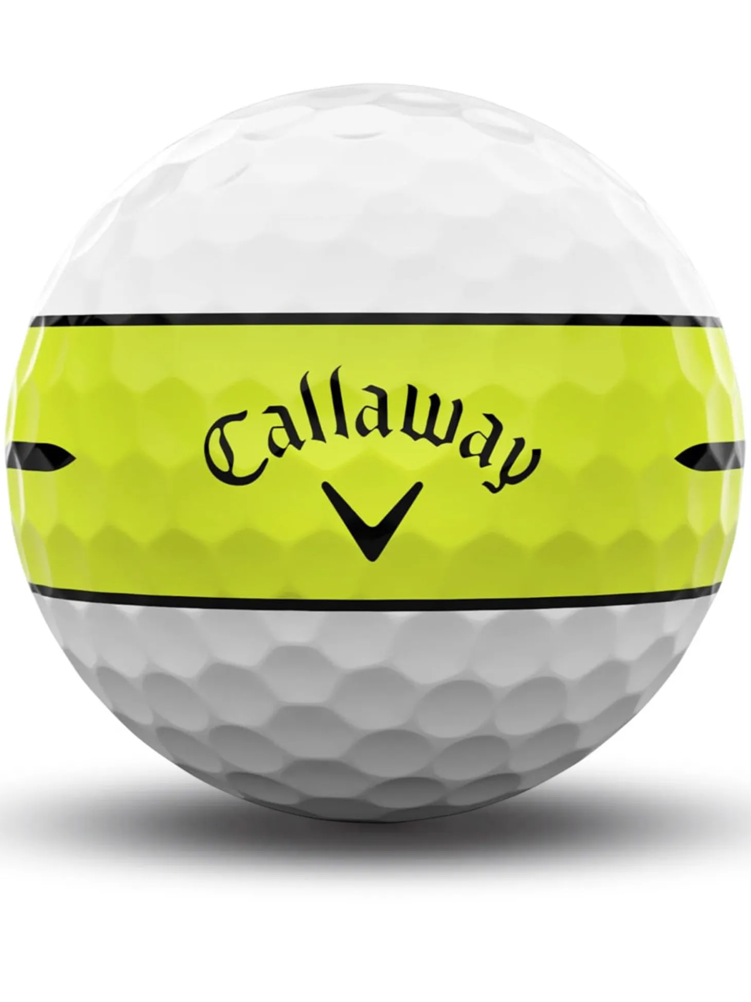 Callaway Chrome Soft 360 Yellow Stripe Golf Balls