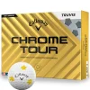 Callaway Chrome Tour Truvis Golf Balls - Daffodil