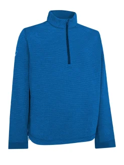 Callaway Hex Fleece 1/4 Zip Pullover - Galaxy Blue
