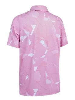 Callaway Kick Flip Print Polo - Strawberry Pink