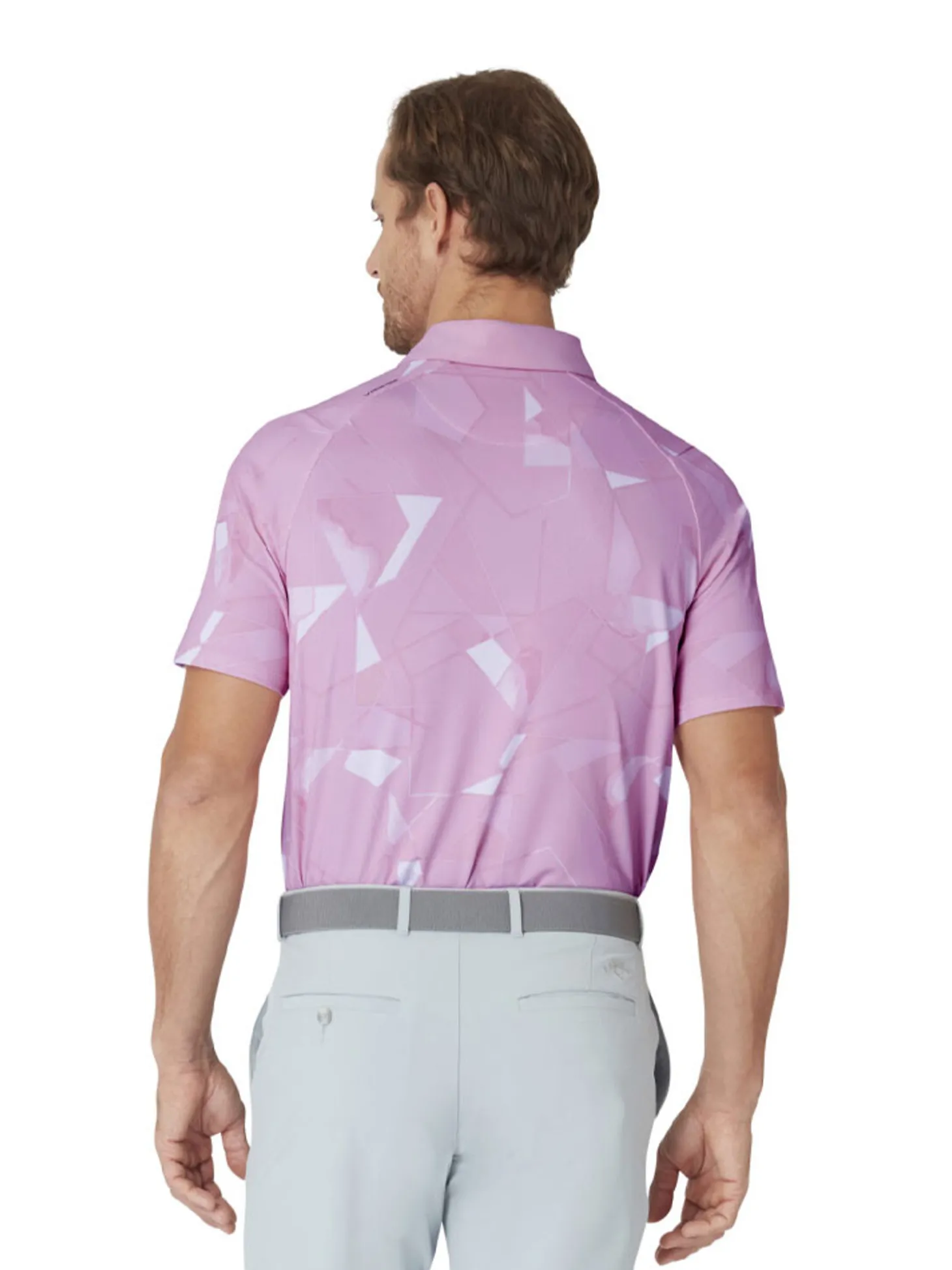 Callaway Kick Flip Print Polo - Strawberry Pink