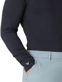 Callaway Men's Crew Neck Base Layer - Ebony Heather