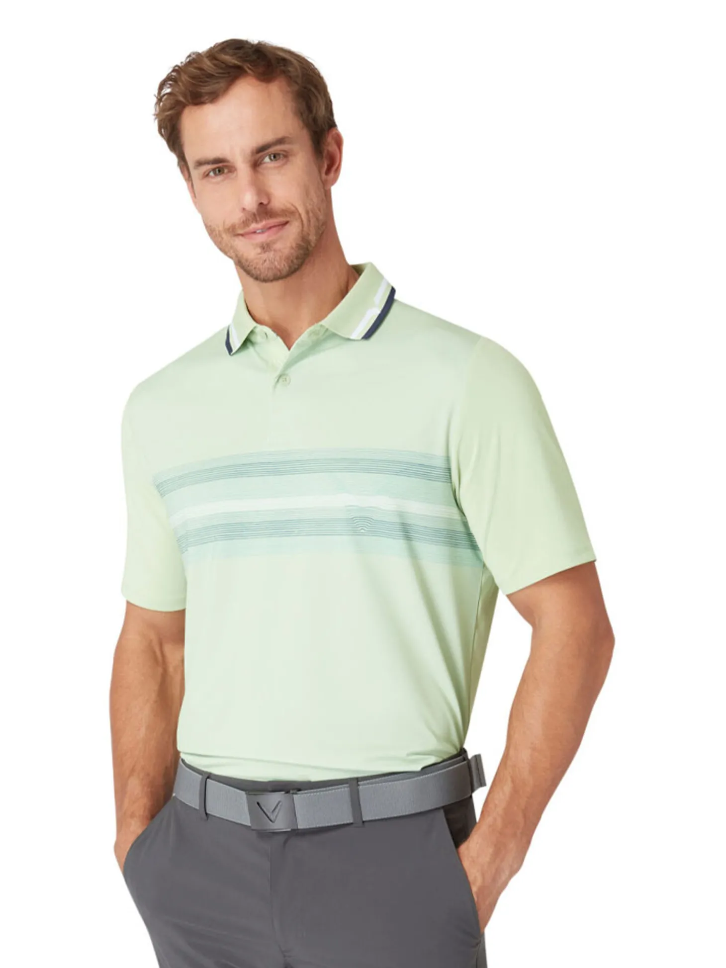 Callaway Roadmap Chev Polo - Foam Green