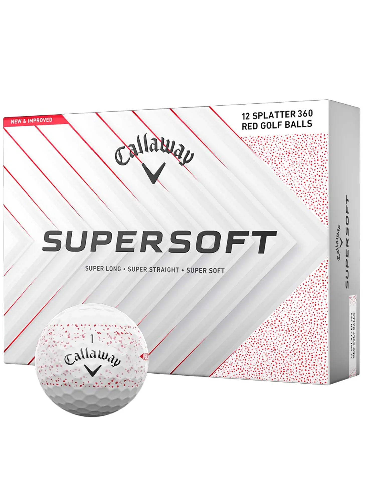 Callaway Supersoft Splatter 2025 Golf Balls