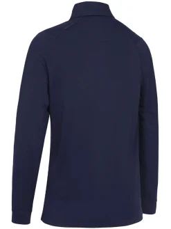 Callaway SwingTech Long Sleeve Performance Polo - Peacoat