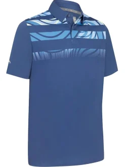 Callaway Trippy Block Polo - Peacoat