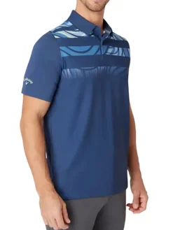 Callaway Trippy Block Polo - Peacoat