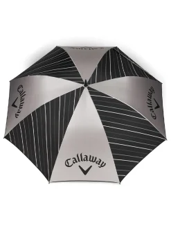 Callaway UV Umbrella - Black/Silver/White