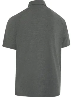 Callaway Ventilated Classic Jacquard Golf Polo - Caviar