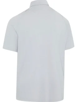 Callaway Ventilated Classic Jacquard Golf Polo - Grey Dawn