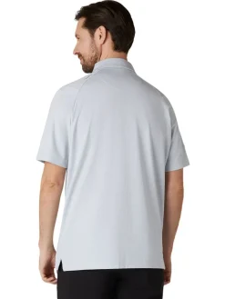Callaway Ventilated Classic Jacquard Golf Polo - Grey Dawn