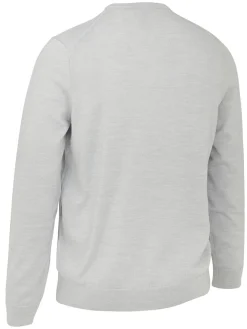 Callaway V-Neck Merino Sweater - Pearl Blue