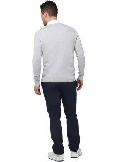Callaway V-Neck Merino Sweater - Pearl Blue