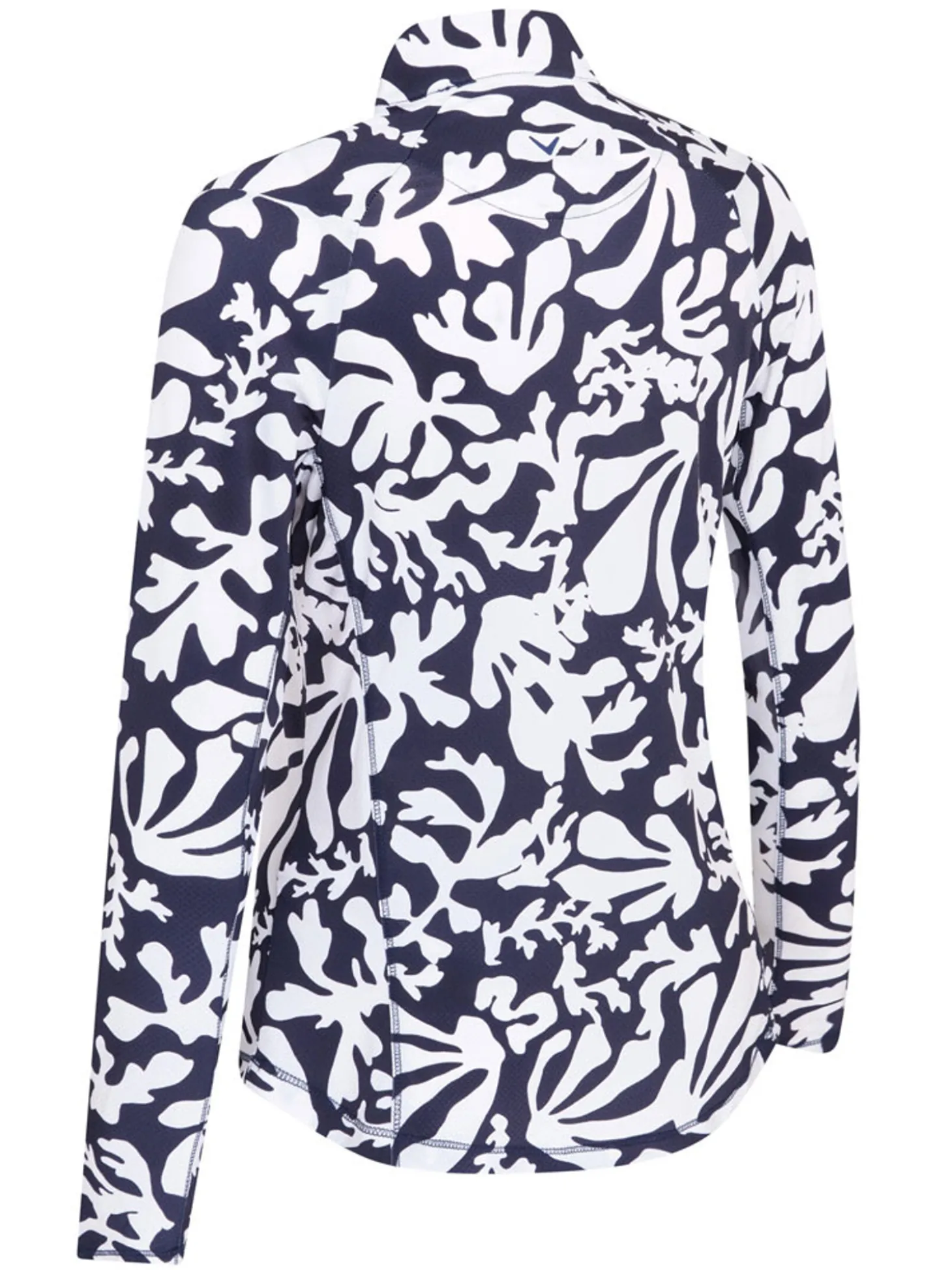 Callaway Women's Abstract Floral Sun Protection Top - Peacoat