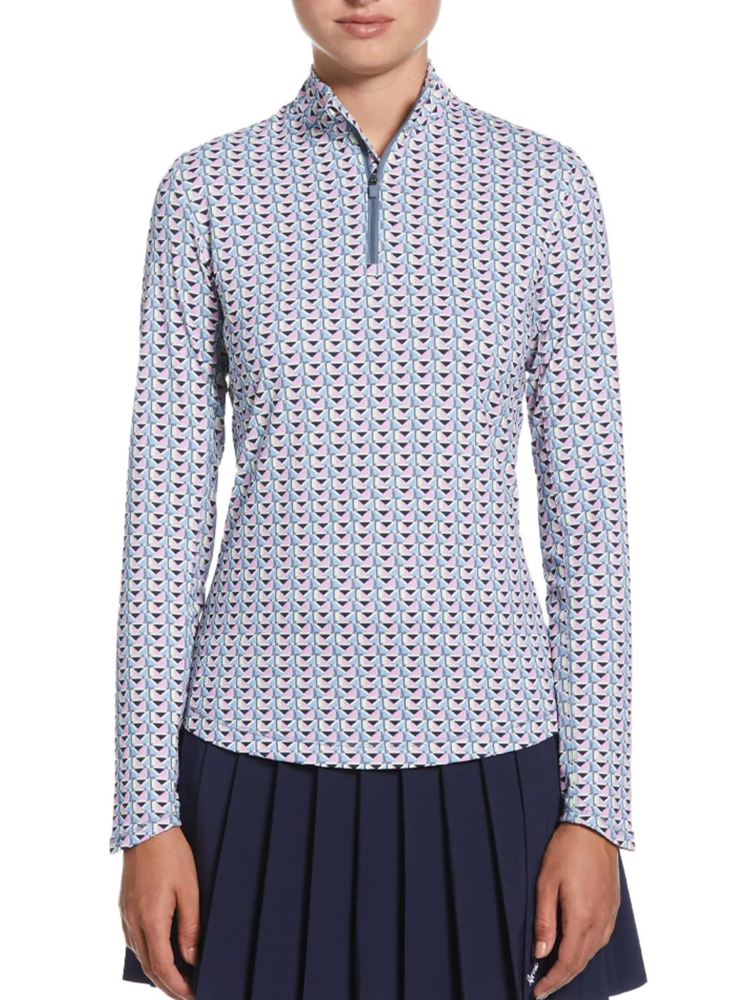 Callaway Women's Chev Geo Sun Protection Top - Flint Stone