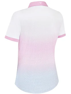 Callaway Women's Chev Gradient Polo - Brilliant White