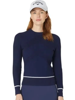 Callaway Women's Chev Sweater - Peacoat
