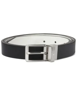 Callaway Women's Reversible Sleek Belt - Caviar/White