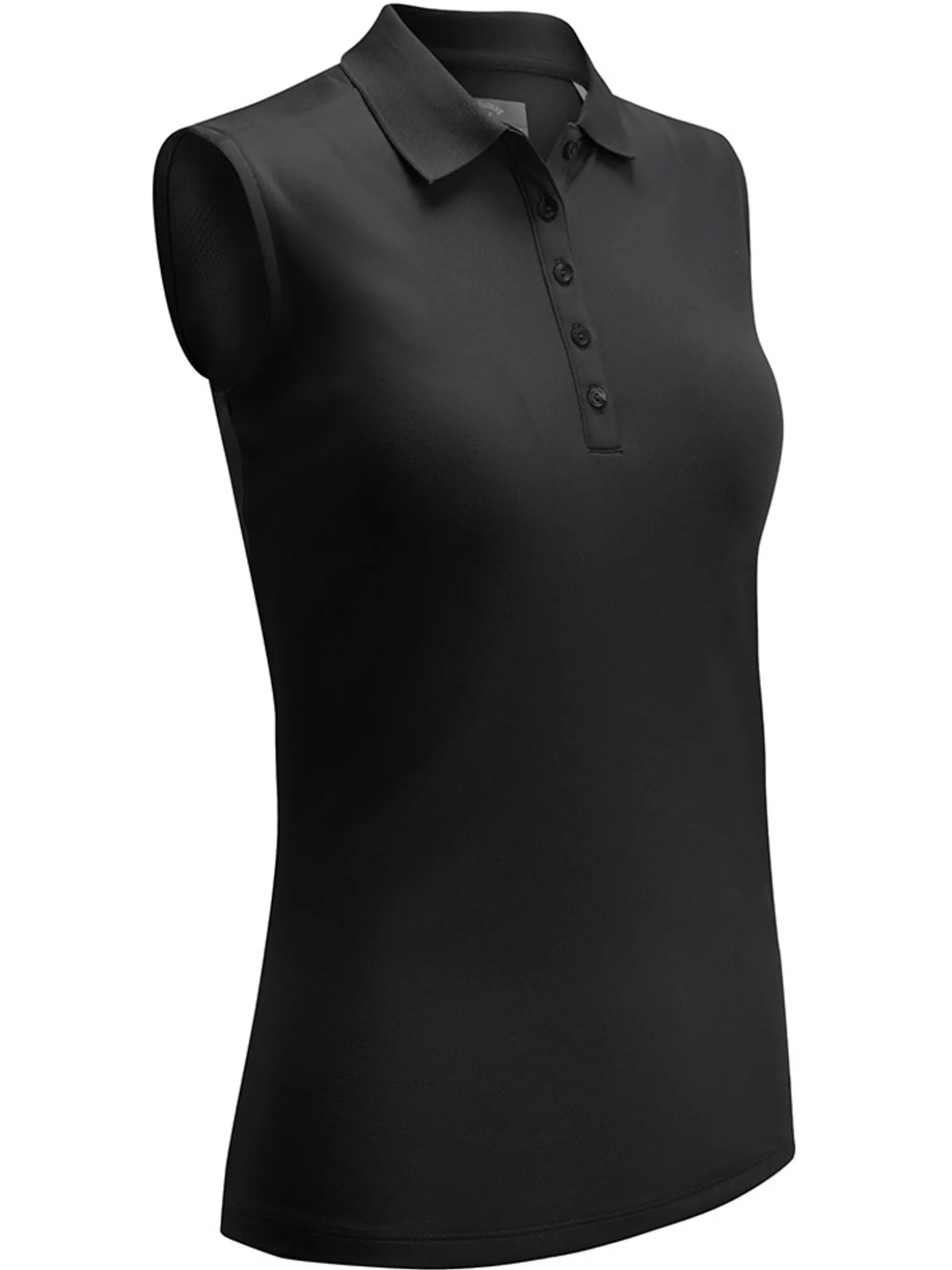 Callaway Women's Sleeveless Knit Polo - Caviar