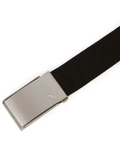 Callaway Women's Solid Webbed Belt