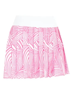 Callaway Women's Stencil High Waist 16-Inch Skort - Cheeky Pink