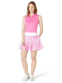 Callaway Women's Stencil High Waist 16-Inch Skort - Cheeky Pink