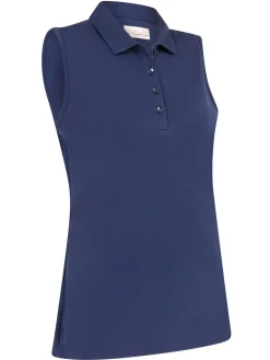 Callaway Women's Tournament Sleeveless Polo - Peacoat