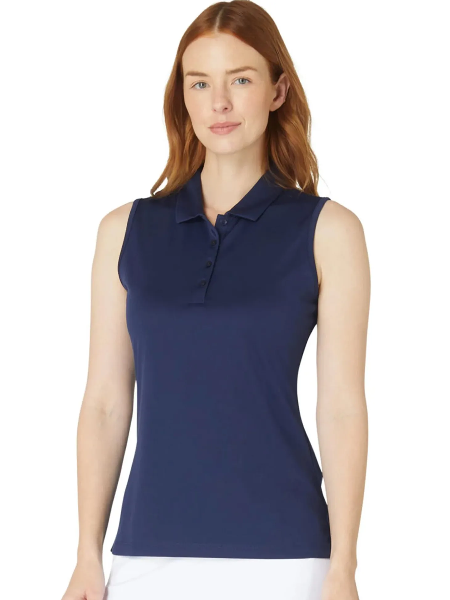 Callaway Women's Tournament Sleeveless Polo - Peacoat
