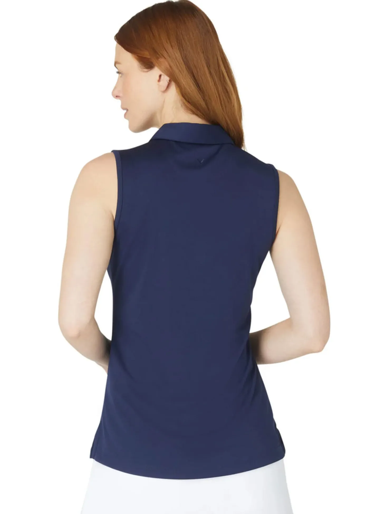 Callaway Women's Tournament Sleeveless Polo - Peacoat