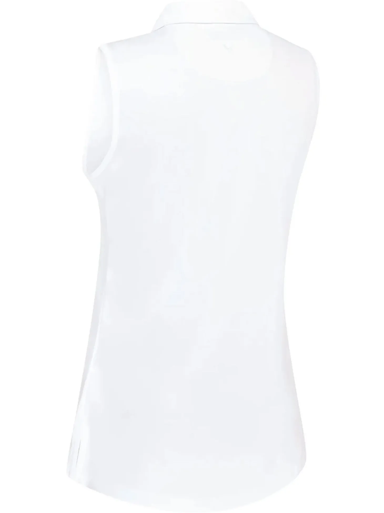 Callaway Women's Tournament Sleeveless Polo - Bright White