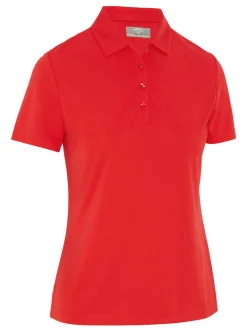 Callaway Women's Tournament Polo - True Red