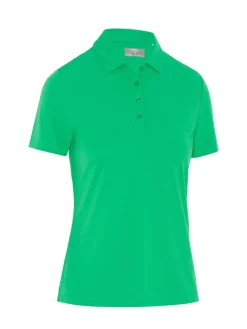 Callaway Women's Tournament Polo - Holly Green