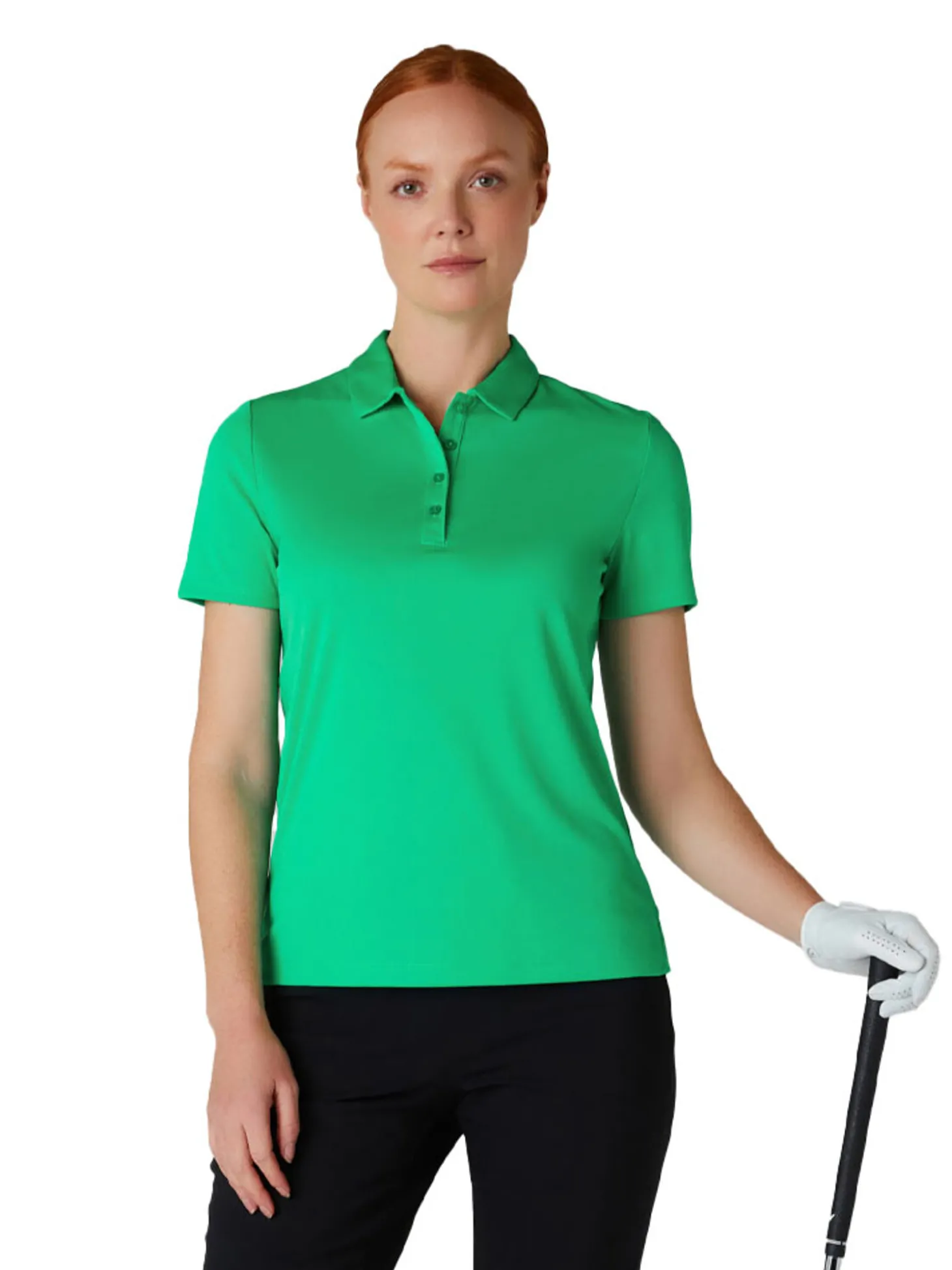 Callaway Women's Tournament Polo - Holly Green