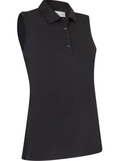 Callaway Women's Tournament Sleeveless Polo - Caviar