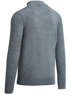 Callaway 1/4-Zip Blended Merino Sweater - Steel Heather
