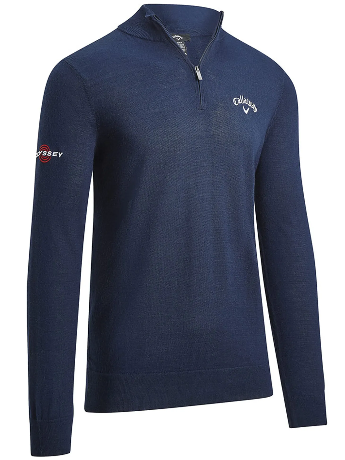Callaway 1/4-Zip Blended Merino Sweater - Navy Blue