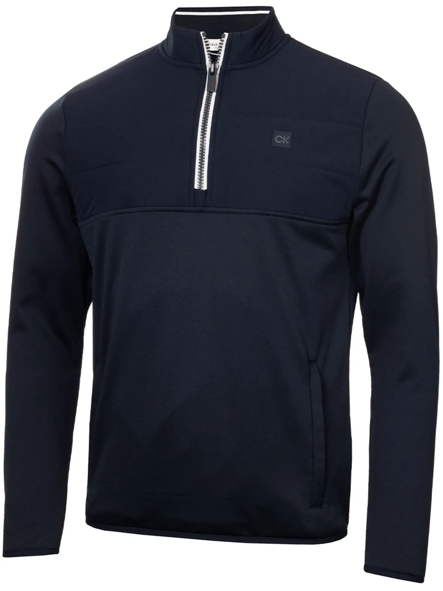 Calvin Klein Atlantic Hybrid Half Zip - Navy