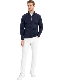 Calvin Klein Atlantic Hybrid Half Zip - Navy