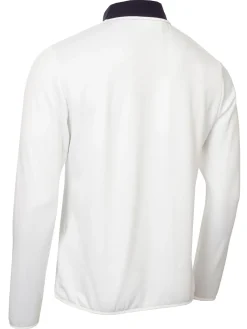 Calvin Klein Atlantic Hybrid Half Zip - White/Navy